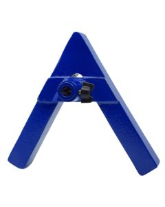 Eisco Labs A-Frame Retort Base - 8"X8" Base - Heavy Duty Cast Iron, Blue Ml