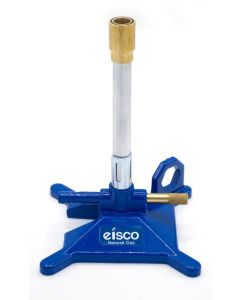 Eisco Labs No Tip Bunsen Burner, Flame Stabilizer, Gas Adjustment, Natural Gas
