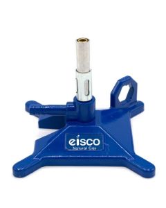 Eisco Labs Natural Gas Micro Bunsen Burner, Stabilibase Anti-Tip Design With Handle