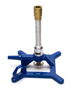 Eisco Labs Liquid Propane Tirrill Bunsen Burner, Stabilibasetm Anti-Tip Design With Handle