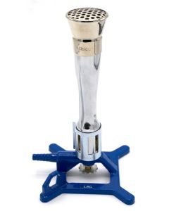 Eisco Labs Liquid Propane Meker Bunsen Burner, Stabilibase Anti-Tip Design With Handle, Lp