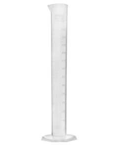 Eisco Labs Polypropylene Graduated Cylinder, Octagonal Base, 250ml Pack Of 6