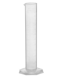 Eisco Labs Polypropylene Graduated Cylinder, Octagonal Base, 500ml - Pack Of 4