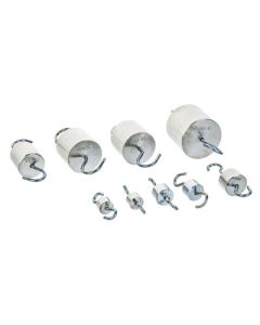Eisco Labs Weights - Hooked, Steel, Capacity 500gm.