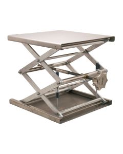 Eisco Labs Extendable Laboratory Jack, 26 Inch (At Full Extension) - Stainless Steel