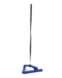 Eisco Labs A-Shaped Retort Base & Rod Set - 8"X8" Base, 19.8" Rod - Heavy Duty, Corrosion