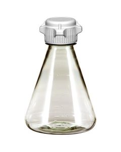 Foxx Life Sciences 6/case 1L EZclear® Erlenmeyer Flask w/ 53B Vented VersaCap®, Sterile