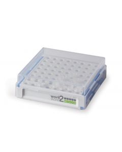Foxx Life Sciences Abdos Expanding Rack, Polypropylene (PP) with 64 (0.5ml) Places and