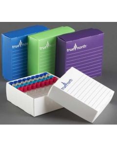 Heathrow Scientific True North Flatpack PP Freezer Boxes White