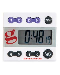 Globe Scientific Timer, 4 Channel, Count