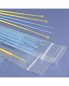Globe Scientific Flexible Inoculation Loop, Yellow, Polystyrene, Sterile