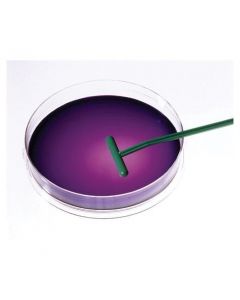 Globe Scientific L-Shaped Spreader, Polystyrene, Sterile