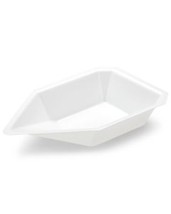 Globe Scientific Pour Boat, Anti-static, 181 x 110 x 26mm, 240ml, Square Flat Bottom