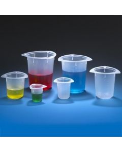 Globe Scientific Beaker, Three Corner, PP, Graduated, 1000mL
