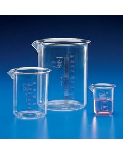 Globe Scientific Beaker, PMP (TPX), Molded Graduations, 5000mL