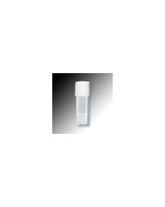 Globe Scientific Sample Tube, 2ml, External Threads, Pp, Round Bottom, Self-Standing