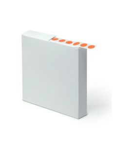 Globe Scientific Label Rolls, Cryo, 9.5mm Dots, for 0.5-1.5mL Tubes, Orange