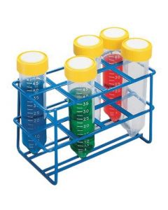Heathrow Scientific Wire Rack, 3.15in W, 5.8in L, HDPE, Blue