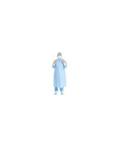 Halyard Non-Reinforced Surgical Gown, L, Raglan Sleeve, Hook And Loop Closure, Sms, White