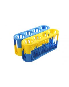 Heathrow Scientific Adapt-A-Rack Combo Blue/Yellow, pk2