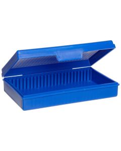 Heathrow Scientific Slide box, 25 Place, Blue
