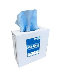 High Tech Conversions B40 Wicked Awesome® Blue Wipes – DRC Cellulose Industrial Wipes, 9″ x 16.5″