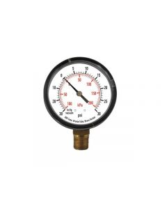 Fischer Technical 2" Vacuum Gauge W-1-4" Connection
