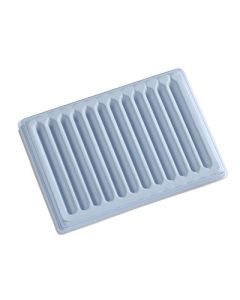 JG Finneran Porvair 12 Channel Reservoir, Clear Petg (Polyethylene Terephthalate)