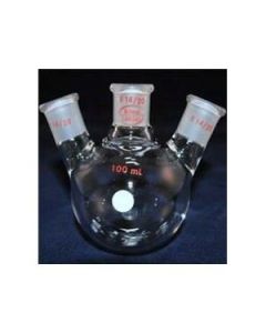 Wilmad 3 Neck Round Bottom Flask 250mL 24/40C 24/40S