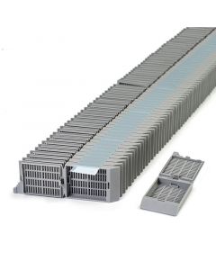 Simport Unisette Tissue In Stacks Gray, 1000/CS