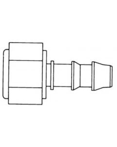 Millipore Connection Adapter 1/4 In. Nptf To 1/4 In. I.D. Hose Nylon