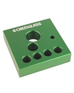 Chemglass Aluminum Heat Transfer Block, Minum-Ware
