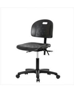 Neta ECOM Handle Polyurethane Desk Height Chair - Nylon Base Casters Rugged