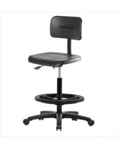 Neta ECOM Polyurethane High Bench Height Chair - Nylon Base Black Foot