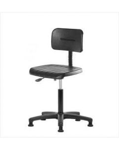Neta ECOM Polyurethane Medium Bench Height Chair - Nylon Base, Glides