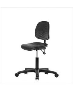Neta ECOM Polyurethane Desk Height Chair - Medium Back Nylon Base Casters