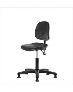 Neta ECOM Polyurethane Desk Height Chair - Medium Back Nylon Base Glides
