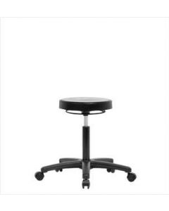 Neta ECOM Polyurethane Medium Bench Height Stool - Nylon Base, Casters Rugged