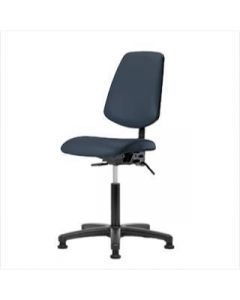Neta ECOM Vinyl Medium Bench Height Chair - Medium Back Nylon Base