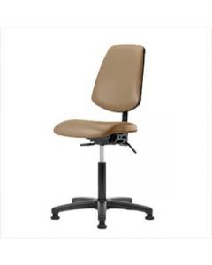 Neta ECOM Vinyl Medium Bench Height Chair - Medium Back Nylon Base