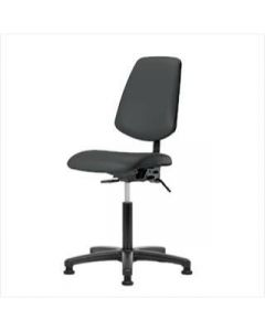 Neta ECOM Vinyl Medium Bench Height Chair - Medium Back Nylon Base