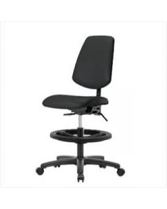 Neta ECOM Vinyl Medium Bench Height Chair - Medium Back Nylon Base