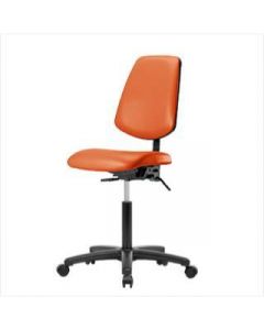 Neta ECOM Vinyl Medium Bench Height Chair - Medium Back Nylon Base