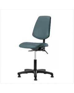 Neta ECOM Vinyl Desk Height Chair - Medium Back, Nylon Base Glides
