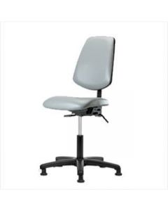 Neta ECOM Vinyl Desk Height Chair - Medium Back, Nylon Base Glides