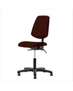 Neta ECOM Vinyl Desk Height Chair - Medium Back, Nylon Base Glides