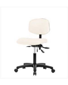 Neta ECOM Vinyl Desk Height Chair - Nylon Base Tilt Casters Adobe