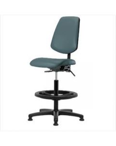 Neta ECOM Vinyl High Bench Height Chair - Medium Back Nylon Base