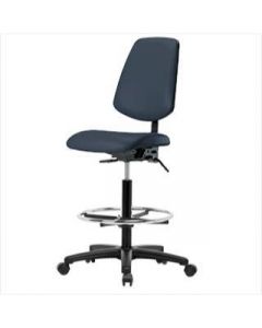 Neta ECOM Vinyl High Bench Height Chair - Medium Back Nylon Base