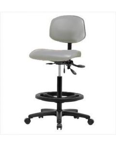 Neta ECOM Vinyl High Bench Height Chair - Nylon Base Black Foot